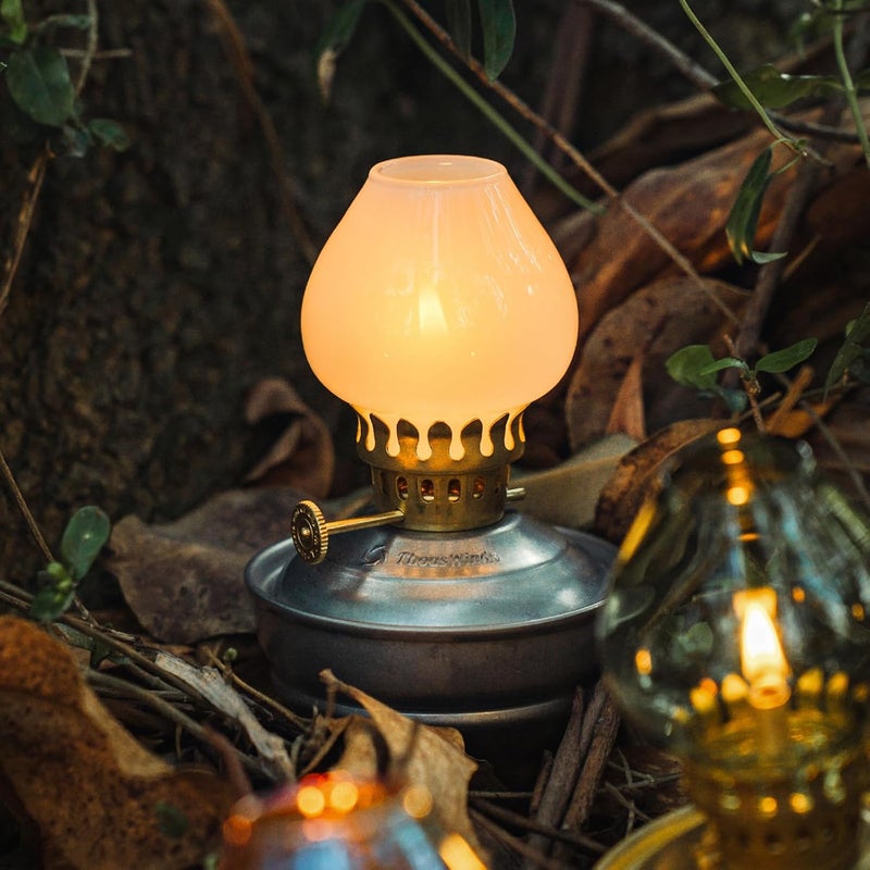 Thous Winds Milky White Lampshade Replacement for LUMINARA Oil Lamp, TW-LUM8 - Image 2